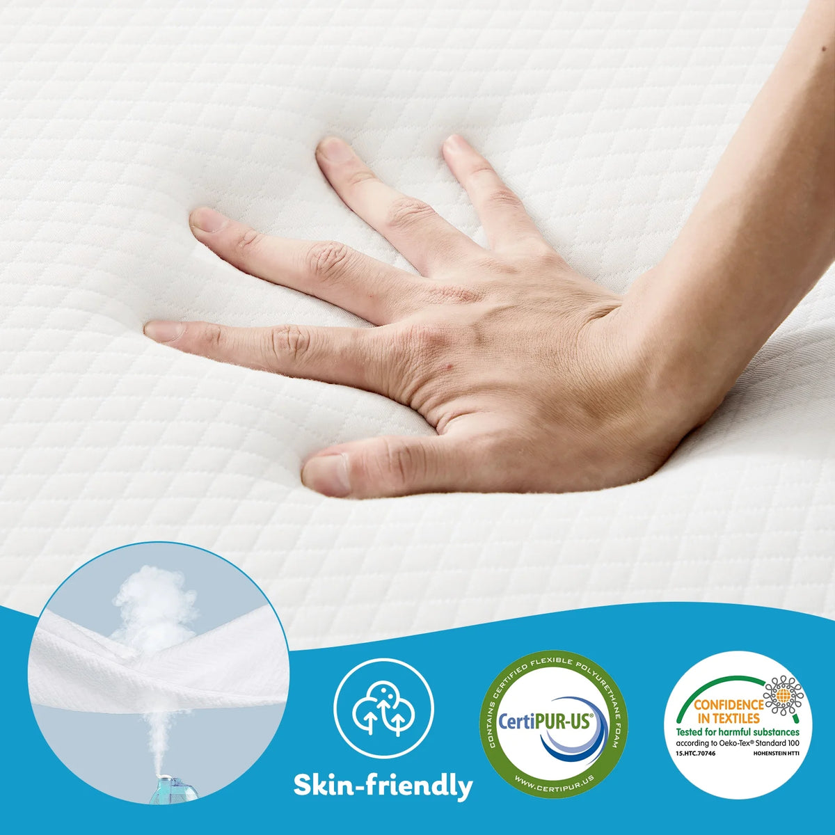 Memory Foam Tri-fold Mattress Full Size A9797