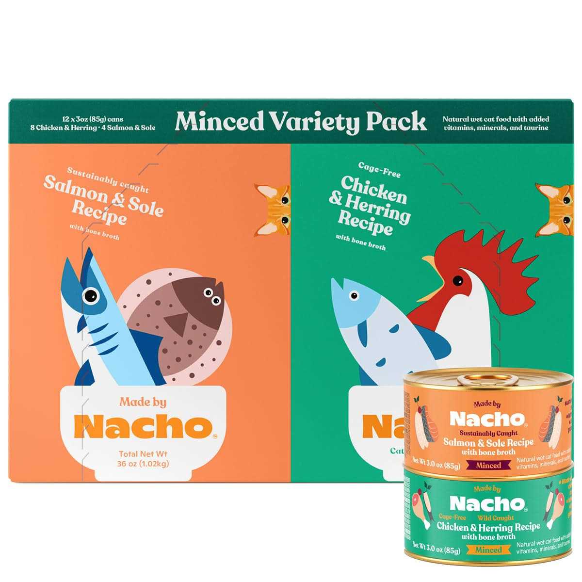 Cage-Free Turkey & Turkey Liver Recipe Minced Wet Cat Food N936