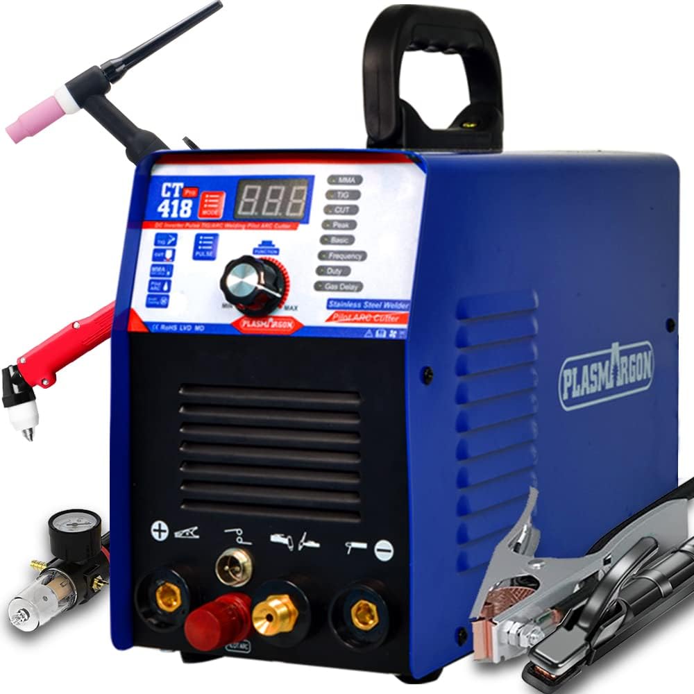 Air Plasma Cutter 4 IN 1 MMA Tig Pulse DC IGBT Welding Equipment O678