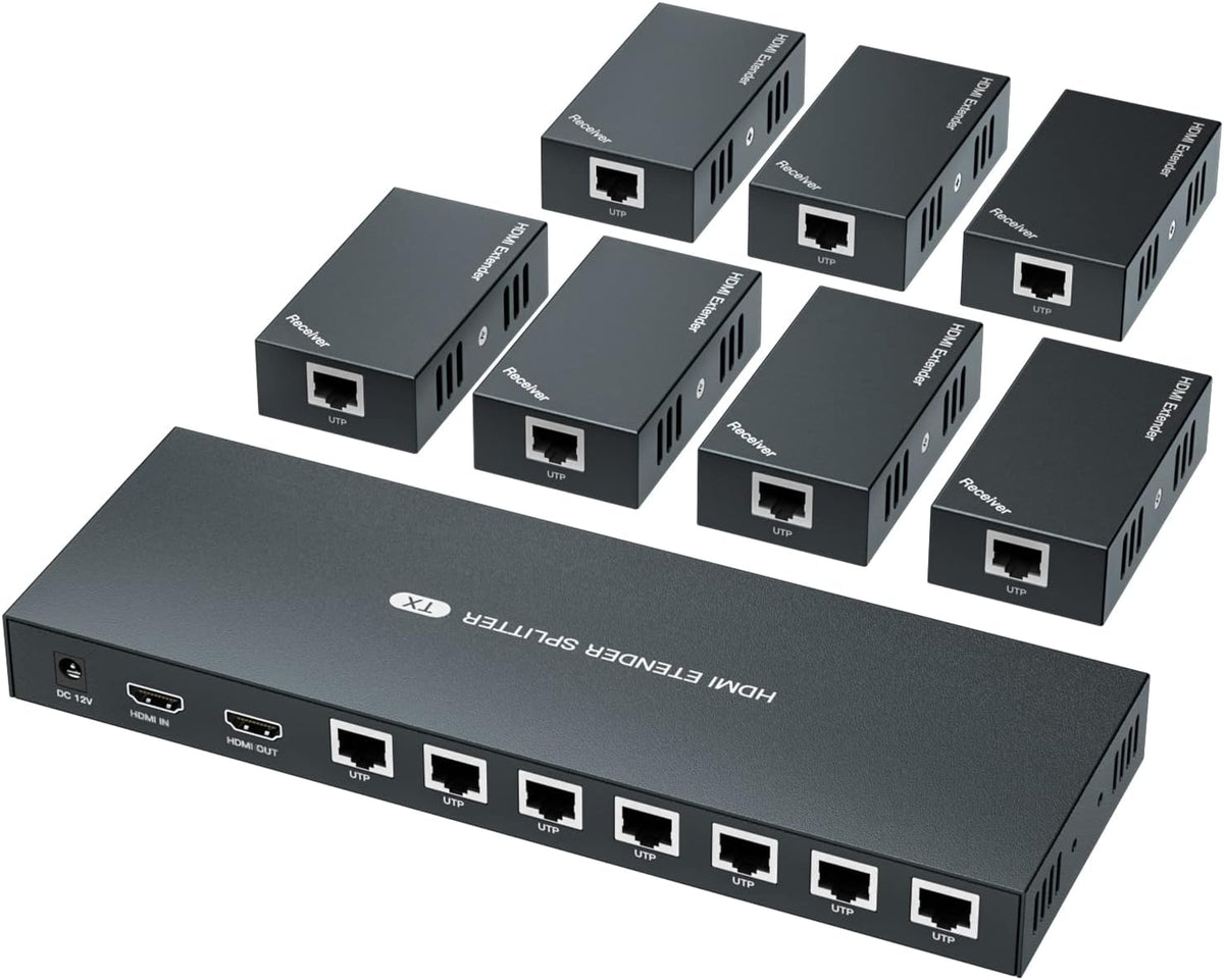 HDMI Extender Splitter 1x7 1080P 50m X630