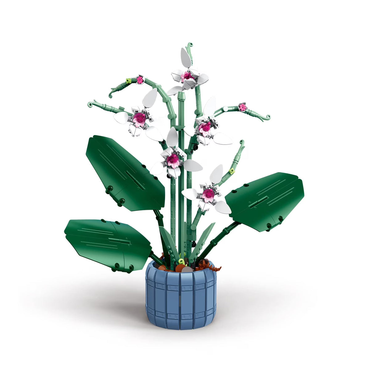 White Butterfly Orchid Building Block Set P38586