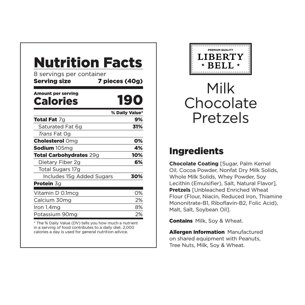 Milk Chocolate Covered Pretzels, 12 Ounce Bag (3 Pack) O3631
