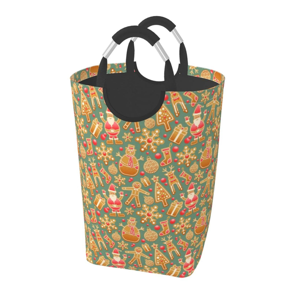 Large Collapsible Laundry Hamper with Aluminum Handle, 50L H45464