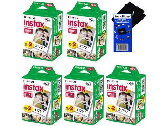 Instax Mini Twin Pack Instant Film 5 Pack 100 Sheets B113