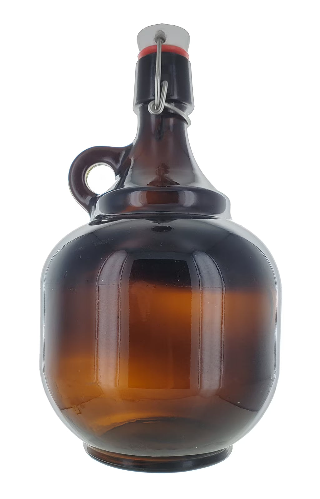 2 Liter Amber Flip Top Growler L92595