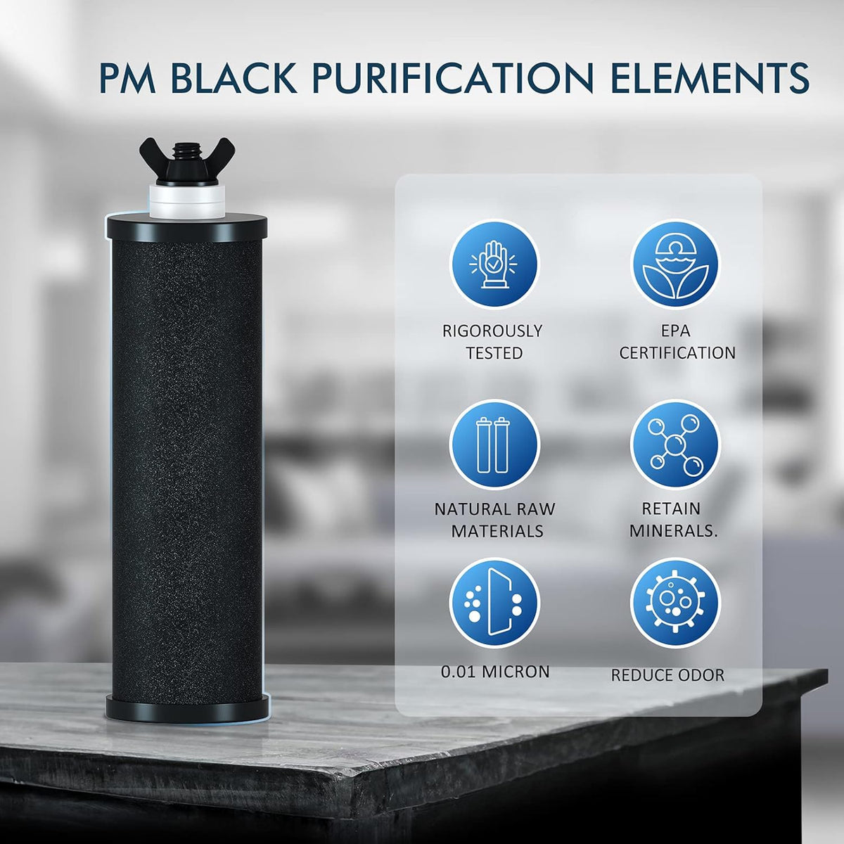 Black Purification Elements Water Purifier Replacement Filters F810420