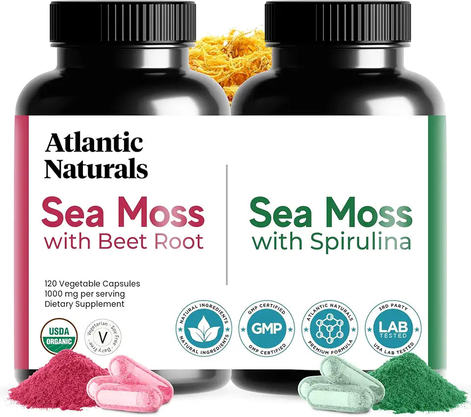 Sea Moss Beet Root Spirulina Capsules 240 Capsules F719613