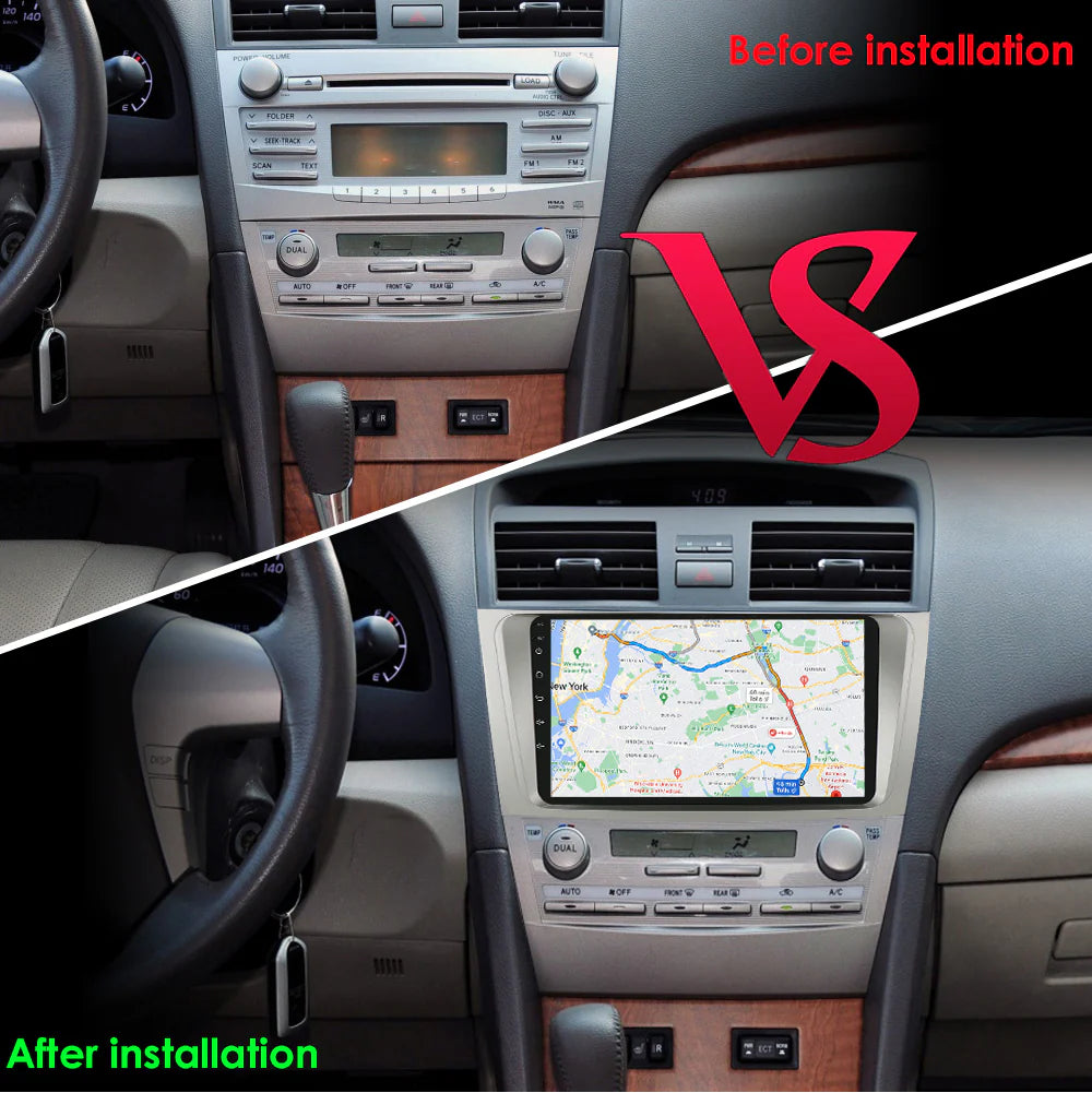 9 Touch Screen 2+32GB GPS Navigation Android 12 Car Stereo Radio W424