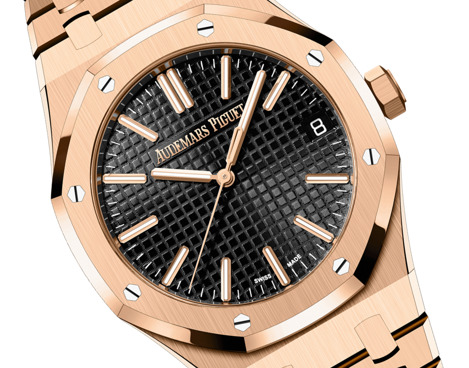Pink Gold Black Dial 41mm Y787