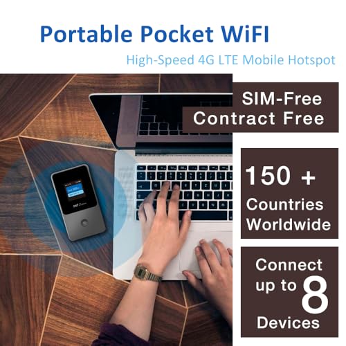 4G LTE Portable Travel WiFi Hotspot D392