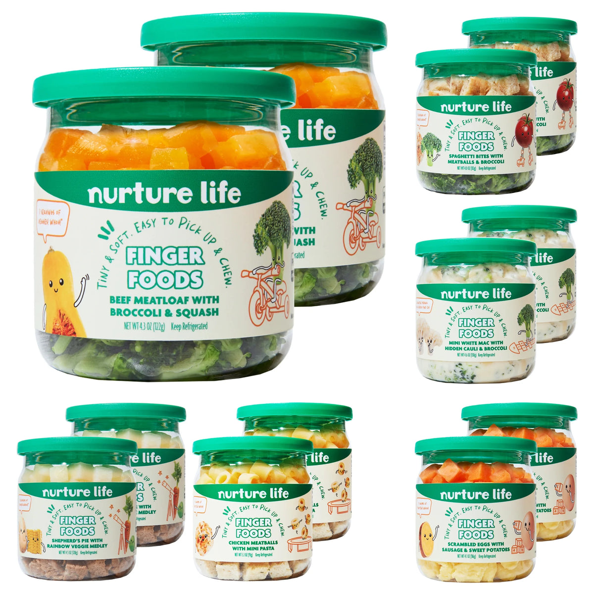Organic Baby Finger Food 12-Meal Variety Pack O18487