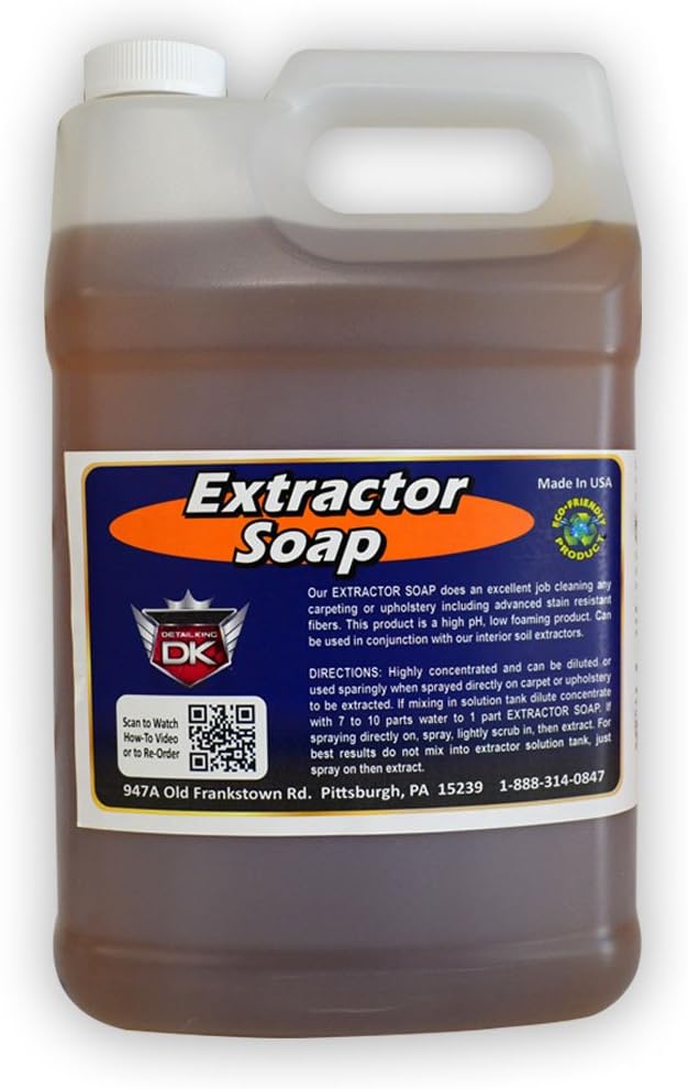Car Interior Cleaner Extractor Soap, Gallon Pack of 2 R77042