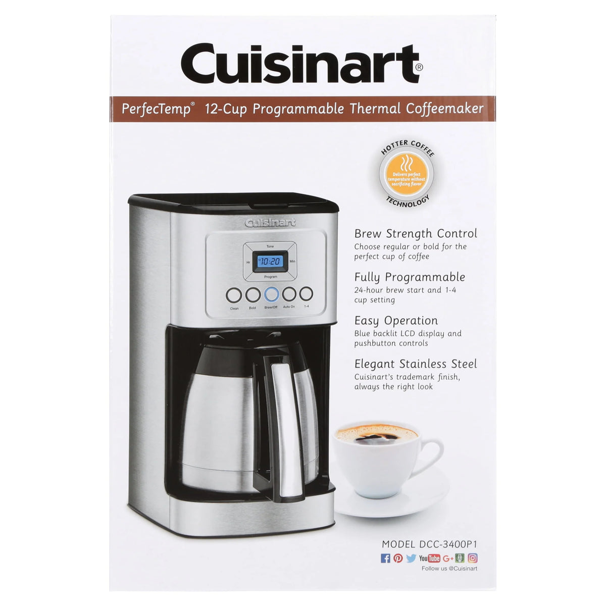 12 Cup Programmable Thermal Coffeemaker M525692