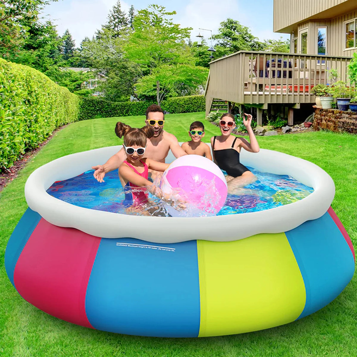 10ft x 30in Inflatable Swimming Pool L891042