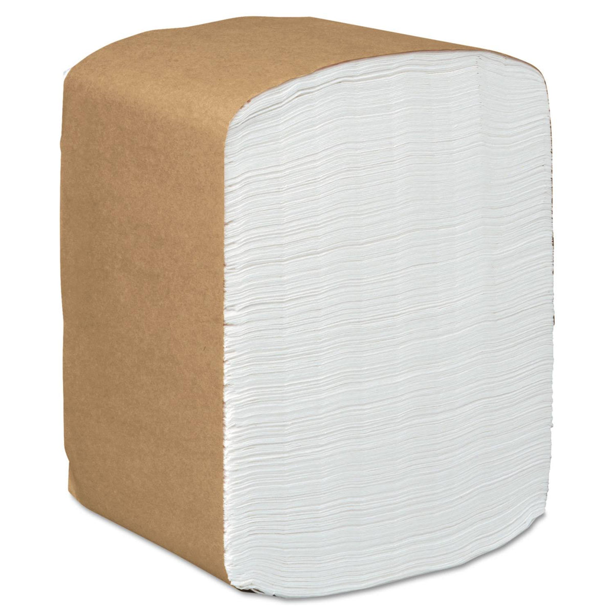 1-Ply White Dispenser Napkins, 250/Pack, 24 Packs/Carton V93388