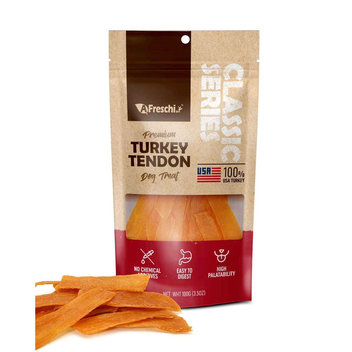 Turkey Tendon Dog Treats F3703