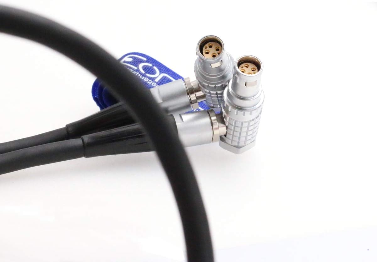 Right Angle 6pin Female Power Cable for Camera Z538657