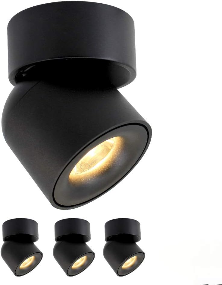7W 3000K White Aluminum Adjustable Dimmable Ceiling Spotlight Pack of 2 C79424