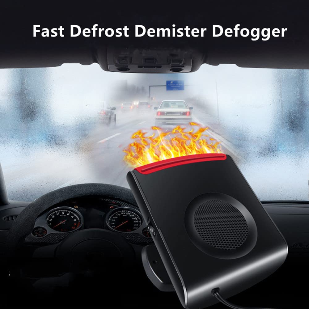 Portable 12V 150W Car Heater Defroster Fan with Cigarette Lighter Plug E2315