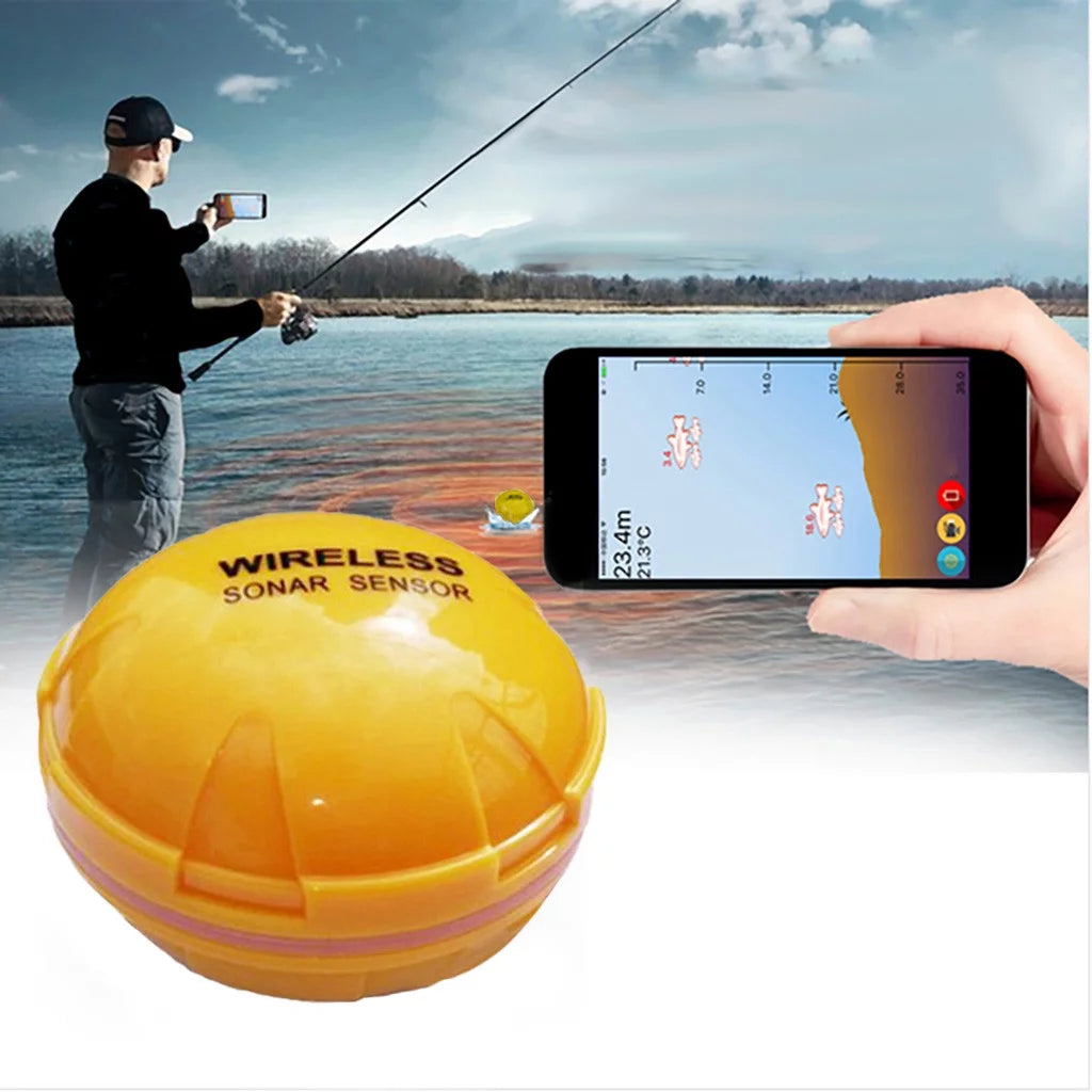 Portable Wireless Bluetooth Fish Finder Sonar Depth Finder Q7944