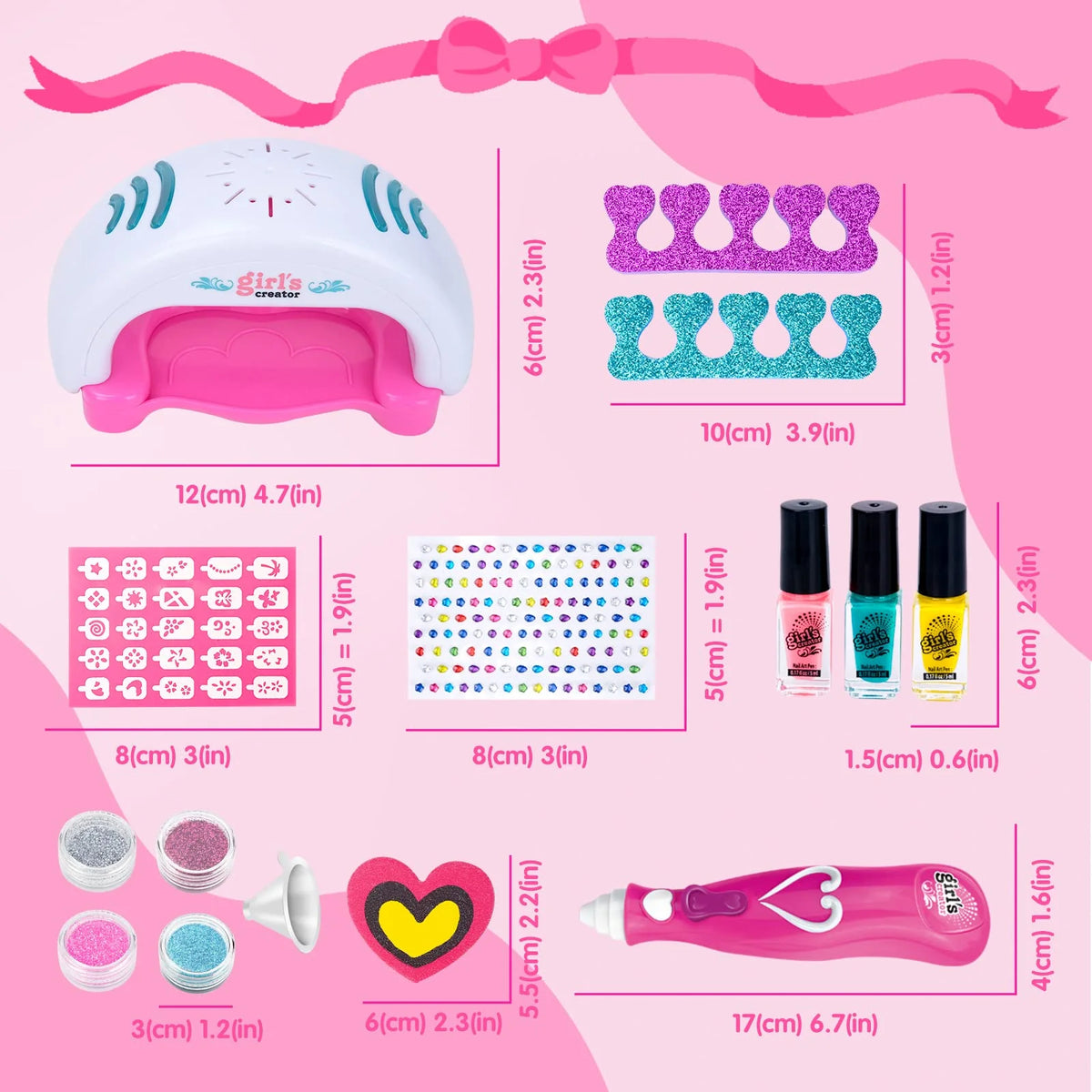 Kids Nail Polish Kit for Girls H71534