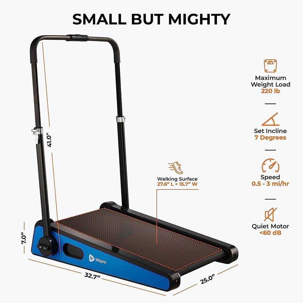 Smallest Portable 30in Walking Pad Treadmill with Incline L16565