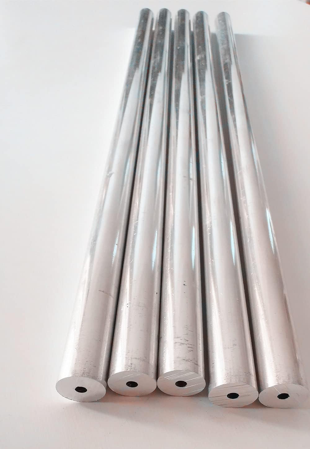5PCS 12mm Outer Diameter 3mm Inner Diameter 300mm Length Seamless Aluminum Tube M668