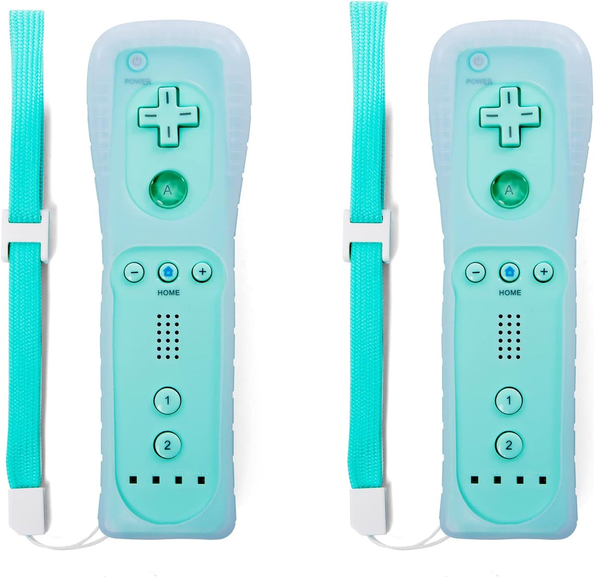 Wii Controller 4 Pack with Silicone Case and Wrist Strap C20449