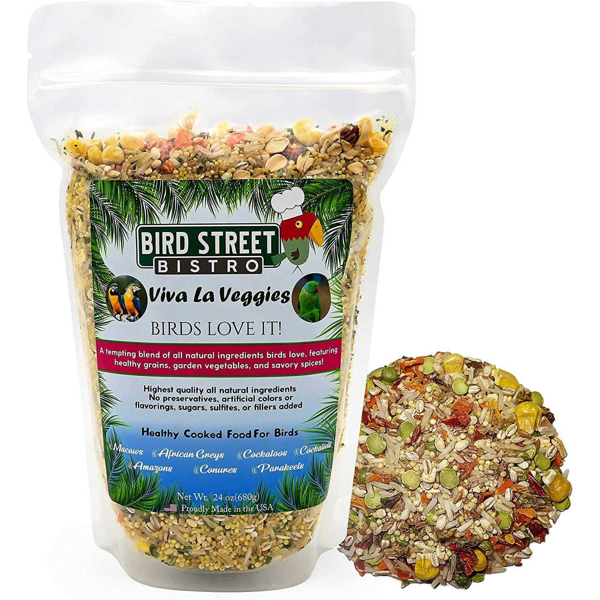 Parrot Food Parakeet Food Cockatiel Food W8185