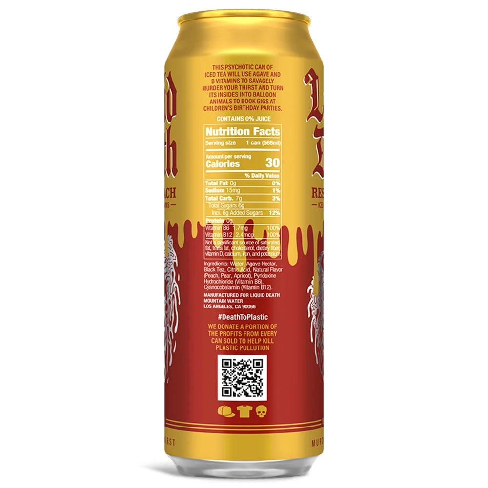 19.2 oz Iced Black Tea Cans (8-Pack) Z6710