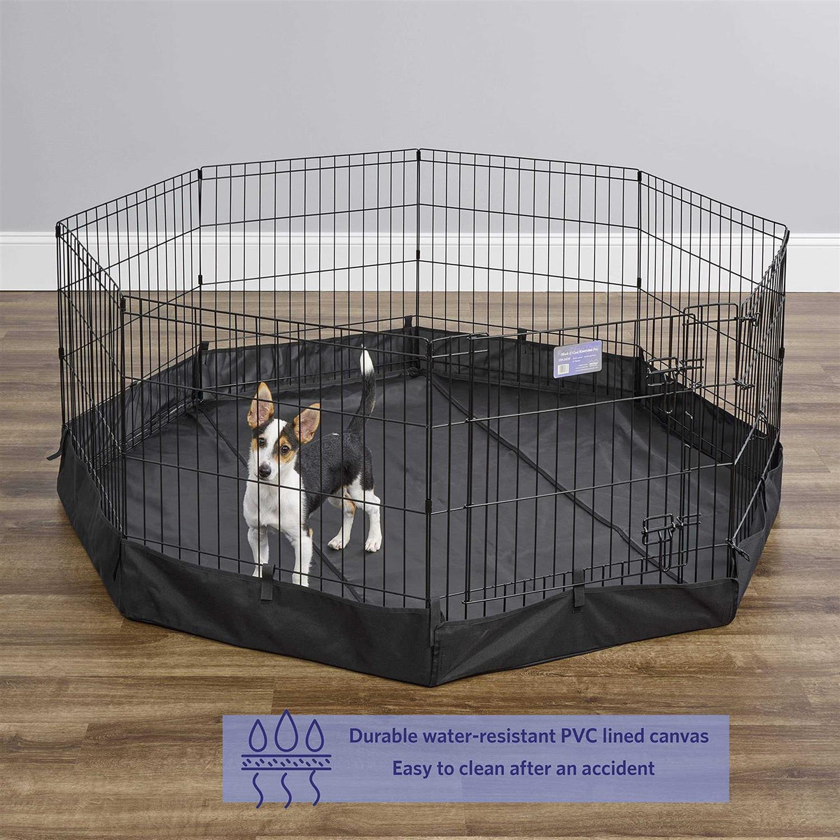 Octagon Exercise Pen Fabric Mesh Bottom U48671
