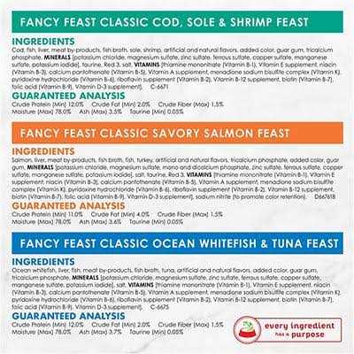 Grain-Free Wet Cat Food Variety Pack Z4858