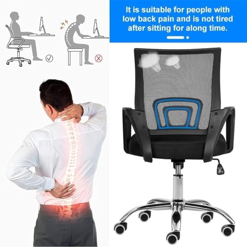 Blue Adjustable Ergonomic Mesh Office Chair Y76612
