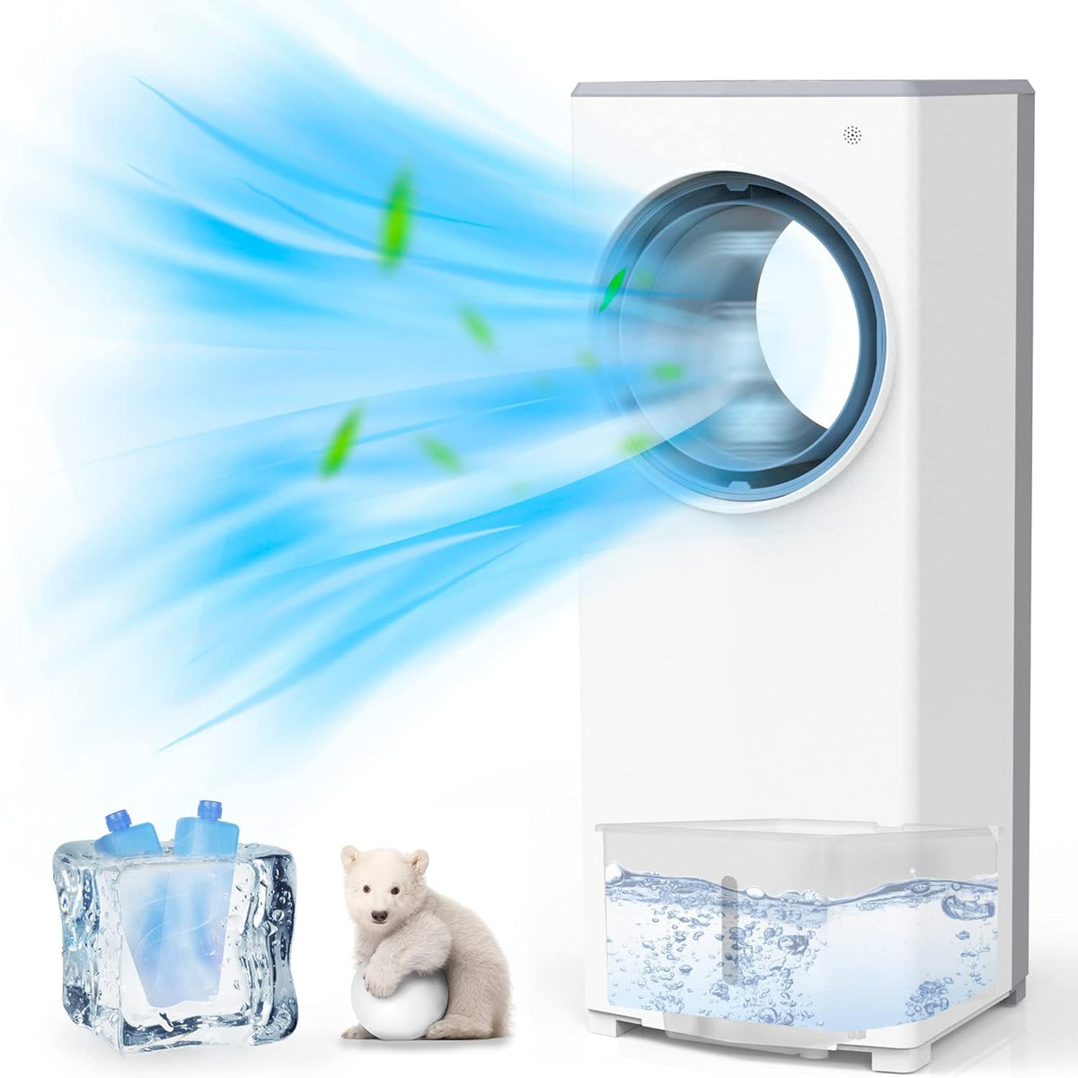 3-in-1 Portable Evaporative Air Cooler Fan with Remote Control U479