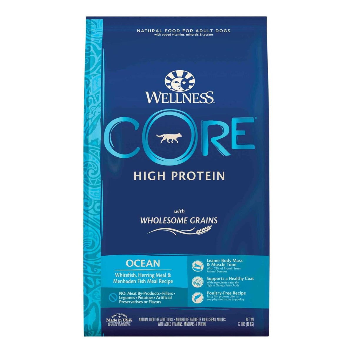 High Protein Wholesome Grains Dry Dog Food E765384