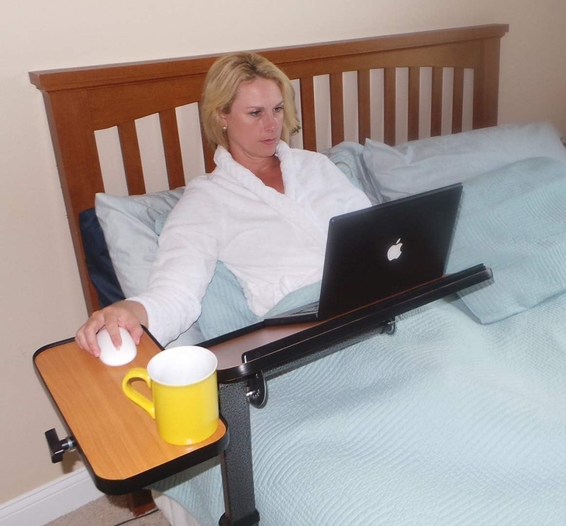 Adjustable Overbed Laptop Table with Casters G13319