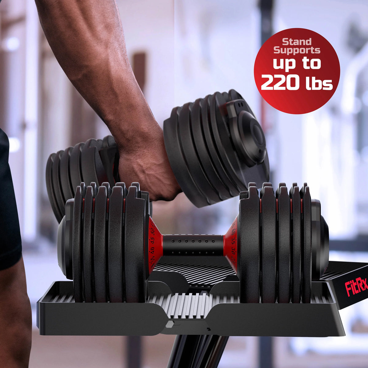 Adjustable Dumbbell 5-52.5 lbs Black M110781