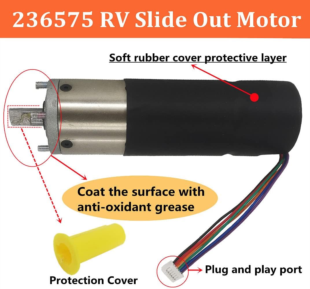 RV in-Wall Slide Out Motor 300:1 Gear Ratio J17321