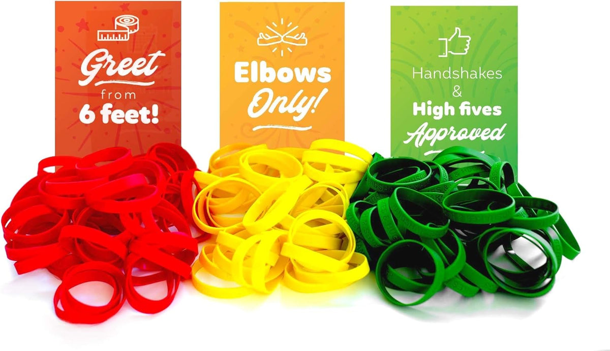 150 Total Color Coordinated Wristbands P300206