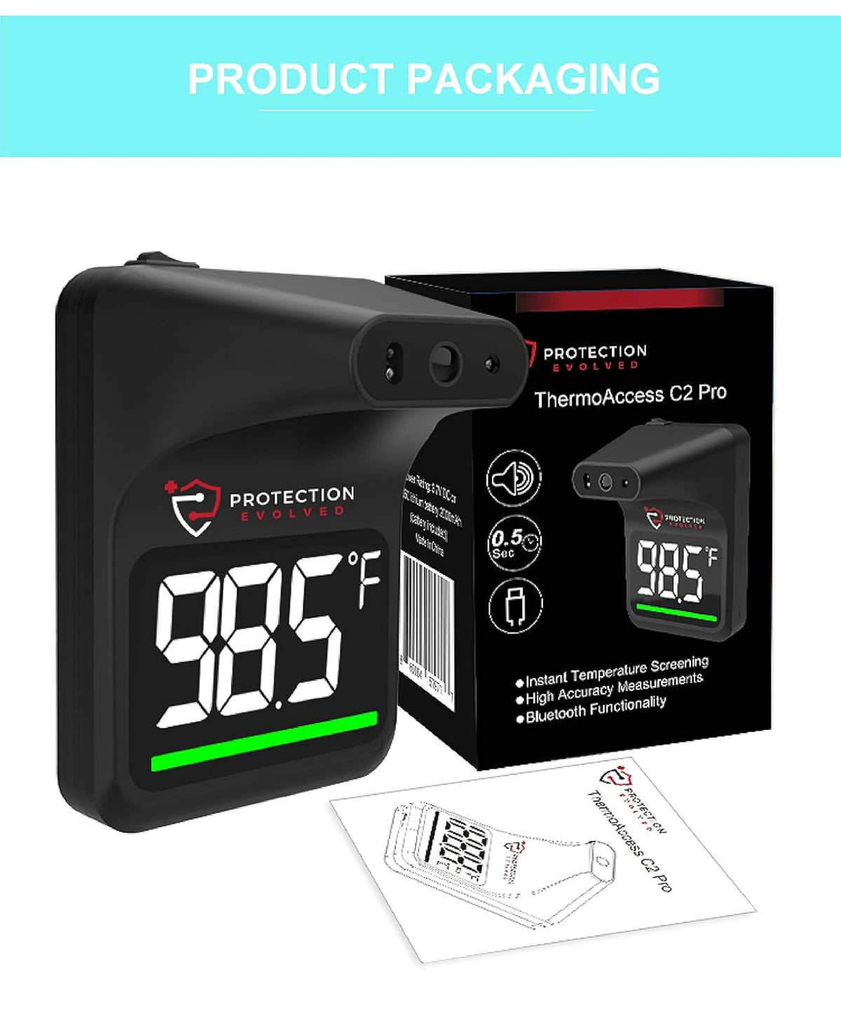 Non-Contact Infrared Thermometer Pack of 2 T87841