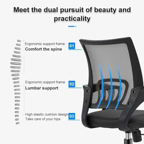 Blue Adjustable Ergonomic Mesh Office Chair Y76612