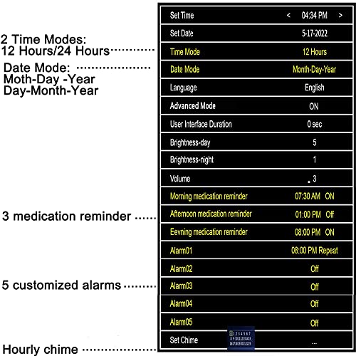 Calendar Clocks M7816