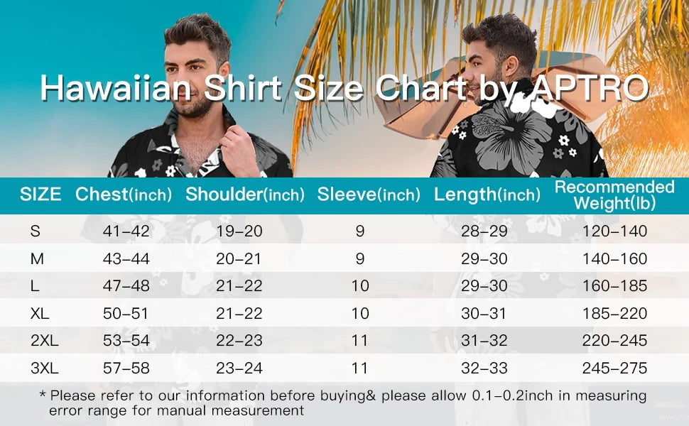Men’s Short Sleeve Casual Button Down Shirts With Pocket Floral Black 2XL V10569