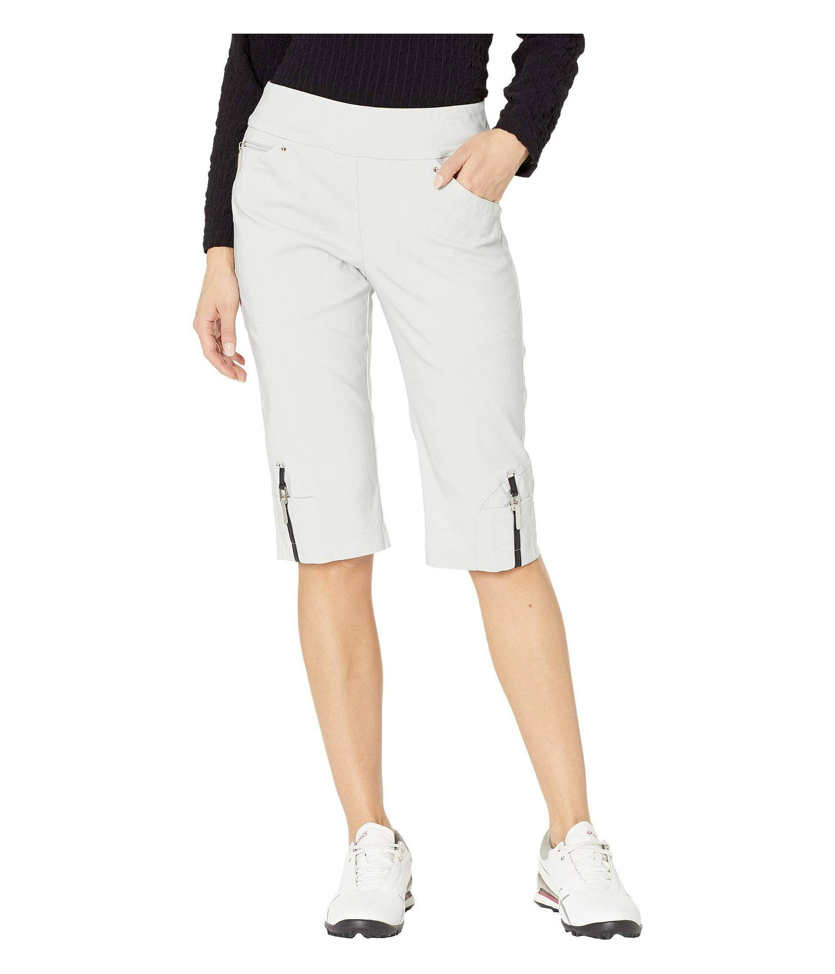 Skinnylicious Pull-On Knee Capris K11865