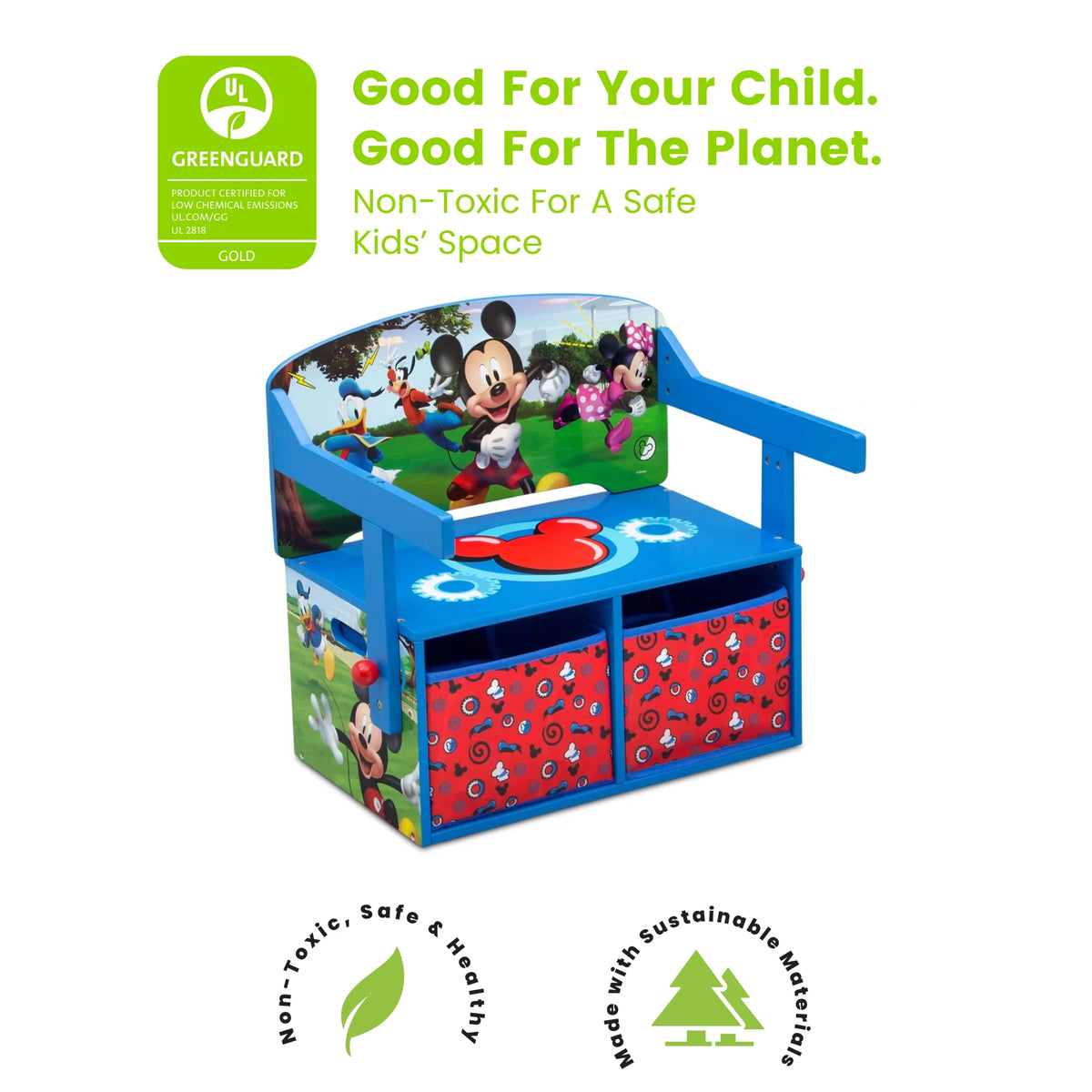 Blue 2-in-1 Activity Bench and Desk B975960