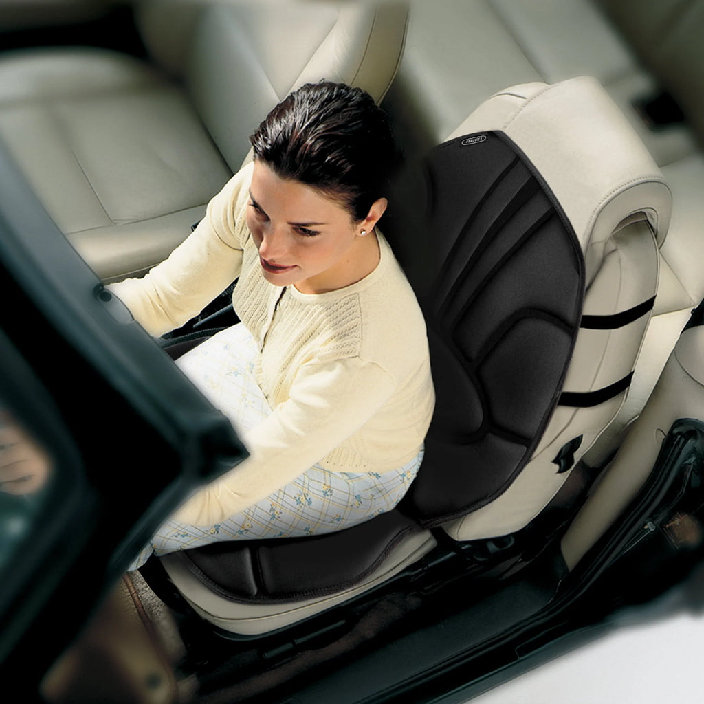Black Portable Seat Cushion Massager with Heat O52899