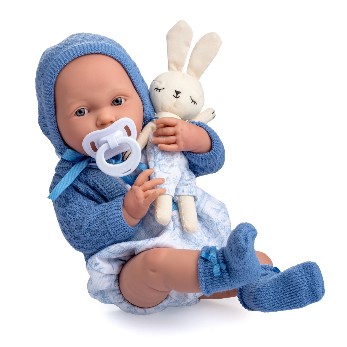 17 in. All-Vinyl Baby Doll Set with Accessories F14543