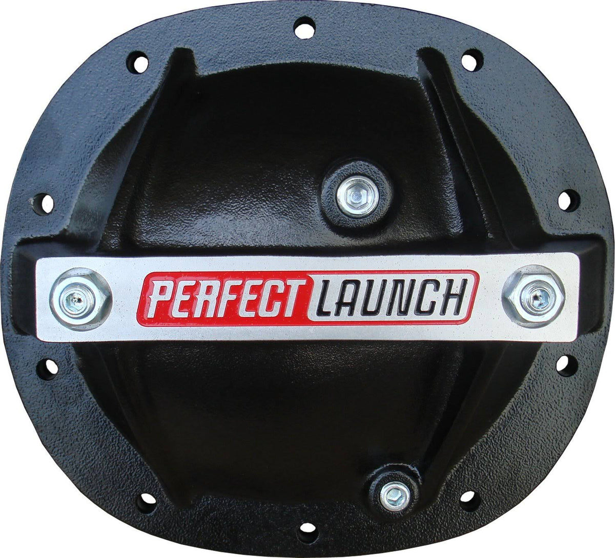 Black Aluminum Differential Cover with Bearing Cap Stabilizer Bolts J955393