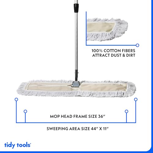 24 in. Cotton Reusable Dust Mop T4339
