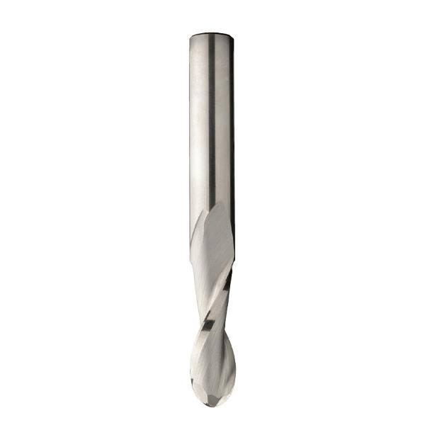 Solid Carbide Upcut Ball Nose Spiral Bit 1/2-Inch Diameter 1/2-Inch Shank M54325